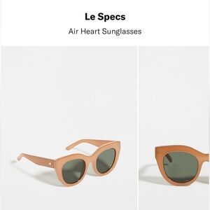 Le Specs AIR HEART | CARAMEL